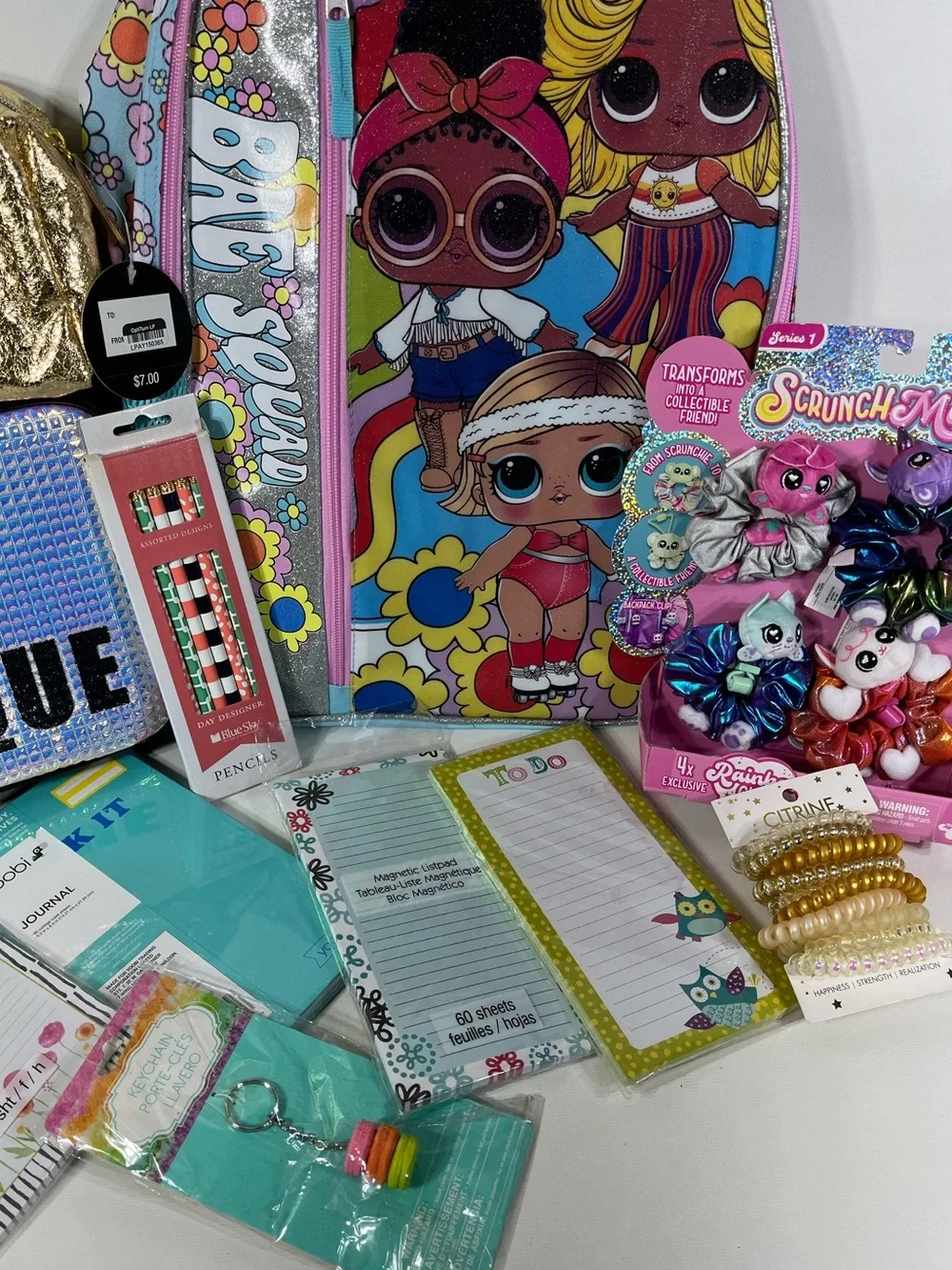 L.O.L. Surprise Girls Backpack Back to School Set Stationary Bags Accessories